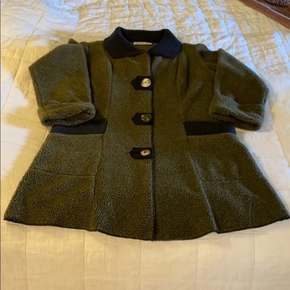 Vintage Fleece Borrowers Coat Alexa Rae - Picture 3 of 8